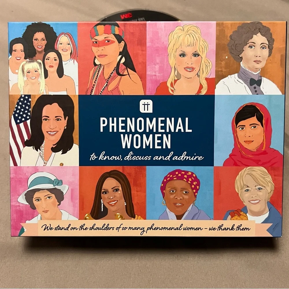 Talking Tables 60 Phenomenal Women in History Flashcards Game female empowerment